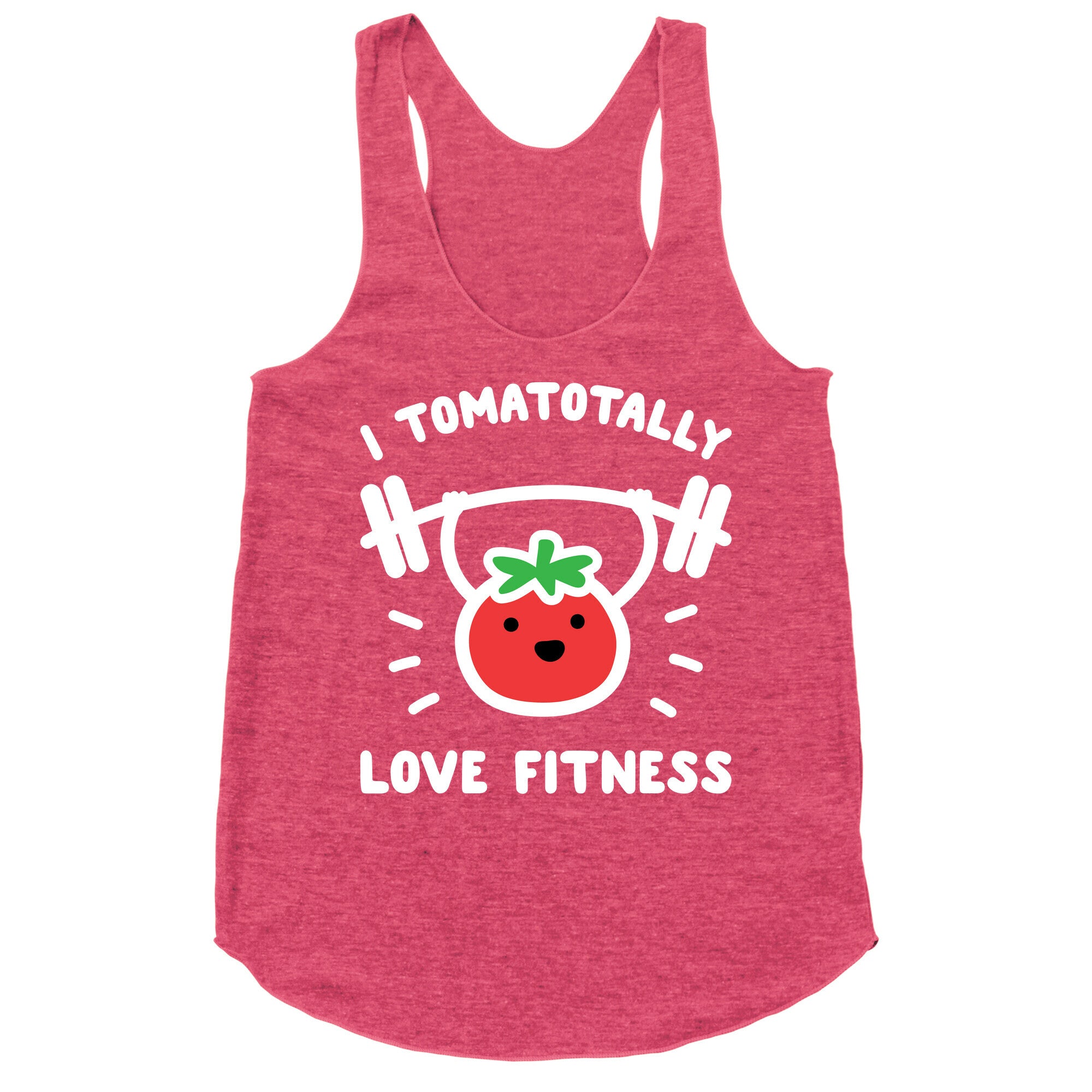 I Tomatotally Love Fitness Racerback Tank